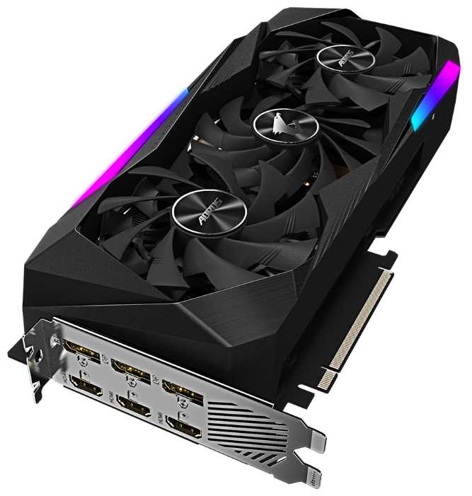 Видеокарта GIGABYTE AORUS GeForce RTX 3070 MASTER 8G (rev. 1.0/1.1) (GV-N3070AORUS M-8GD) фотография 4