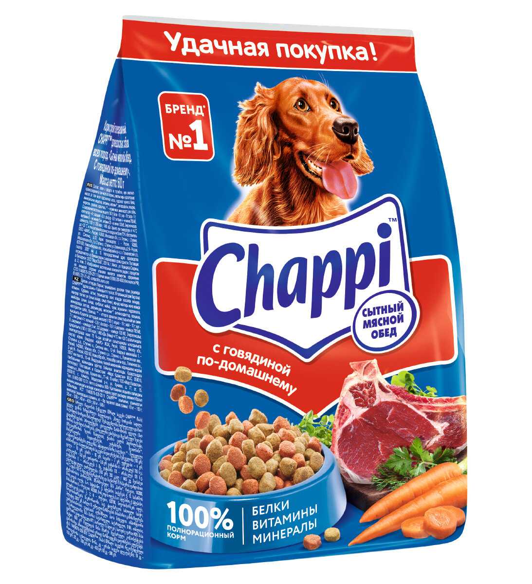 Корм для собак Chappi говядина по-домашнему фотография 11