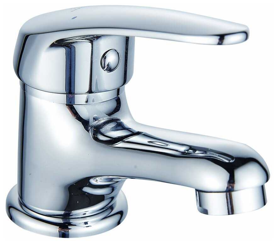 Смеситель для раковины Diadonna D80-110112 одноручковый, картридж 35 мм, хром, крепление шпильки