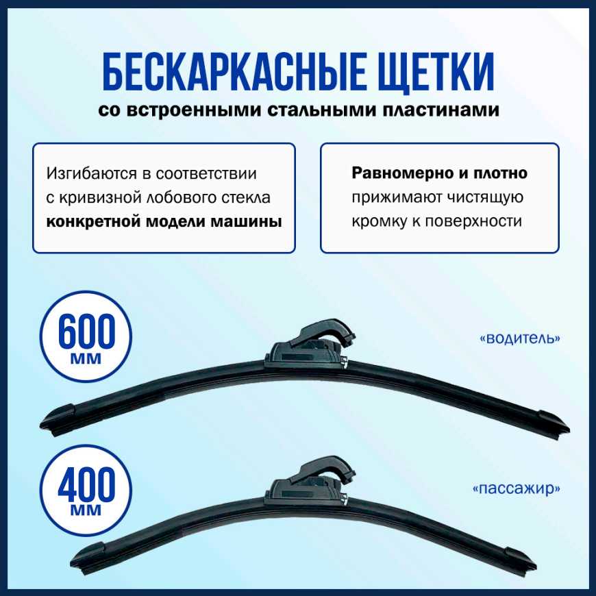 Комплект щеток стеклоочистителя Комплект щеток стеклоочистителя (600 на 400) фотография 4