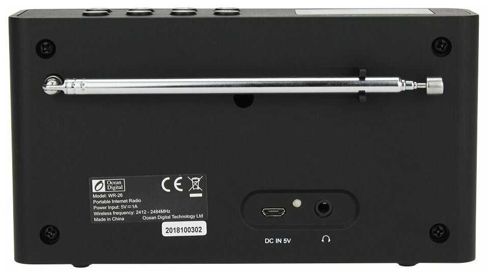 Портативный интернет радиоприемник Ocean Digital WR-26 фотография 2