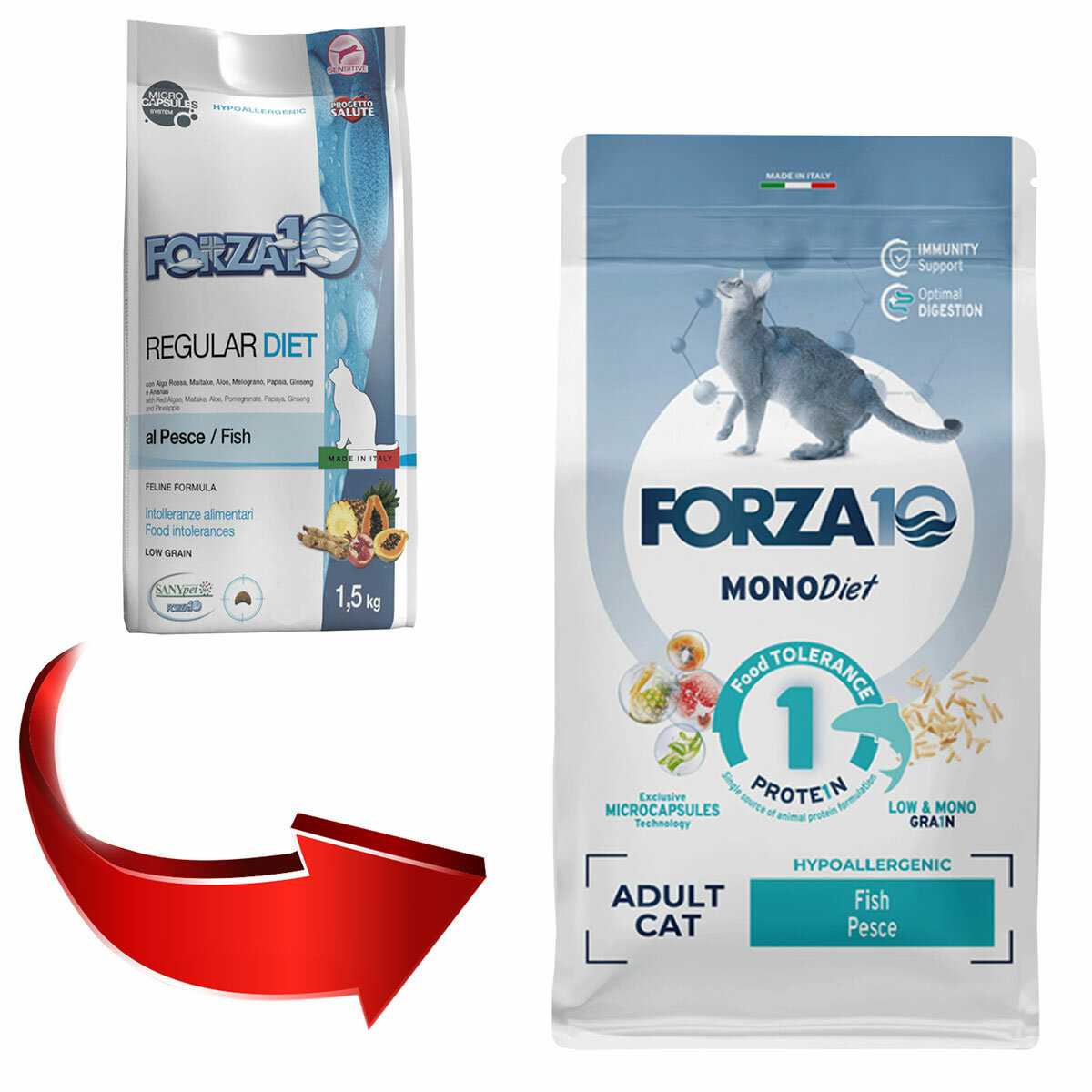 Корм для кошек Forza10 Regular Diet фотография 3