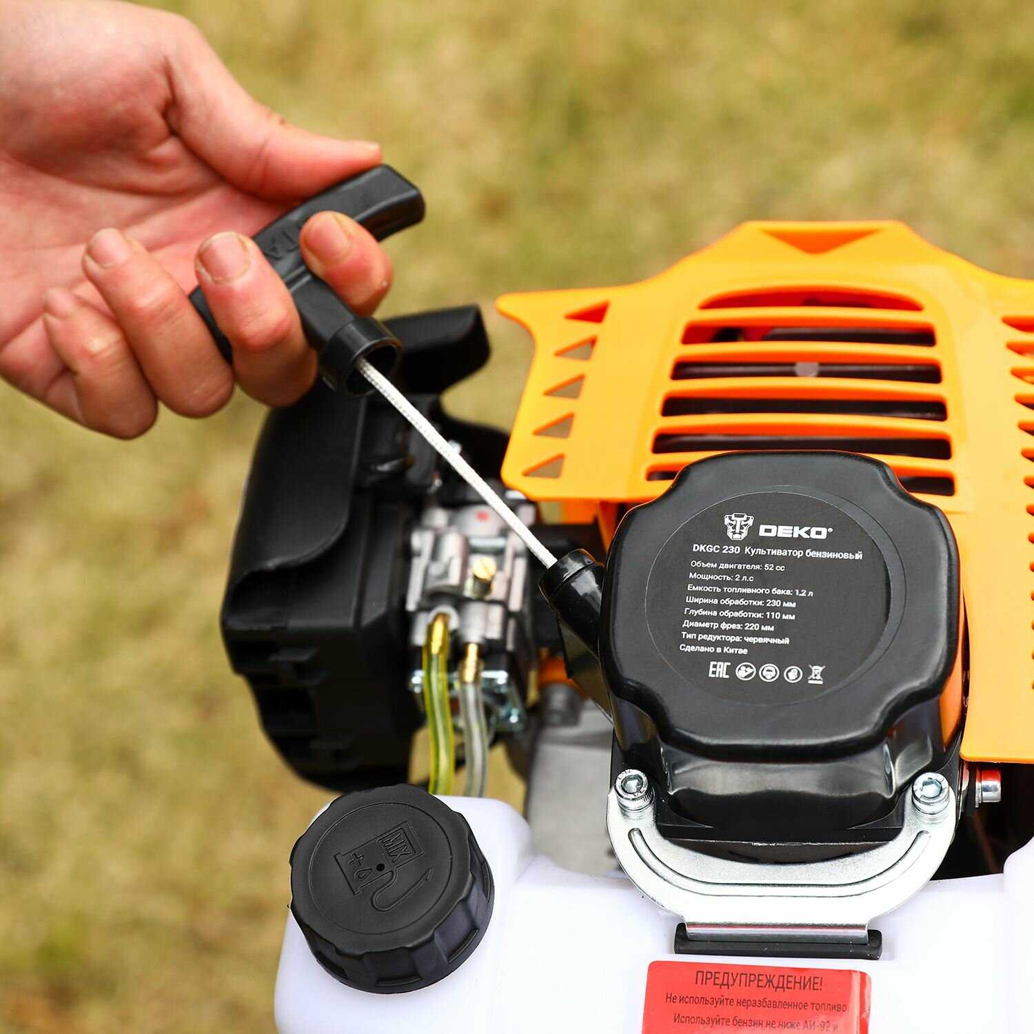 Культиватор бензиновый DEKO DKGC 230 фотография 4