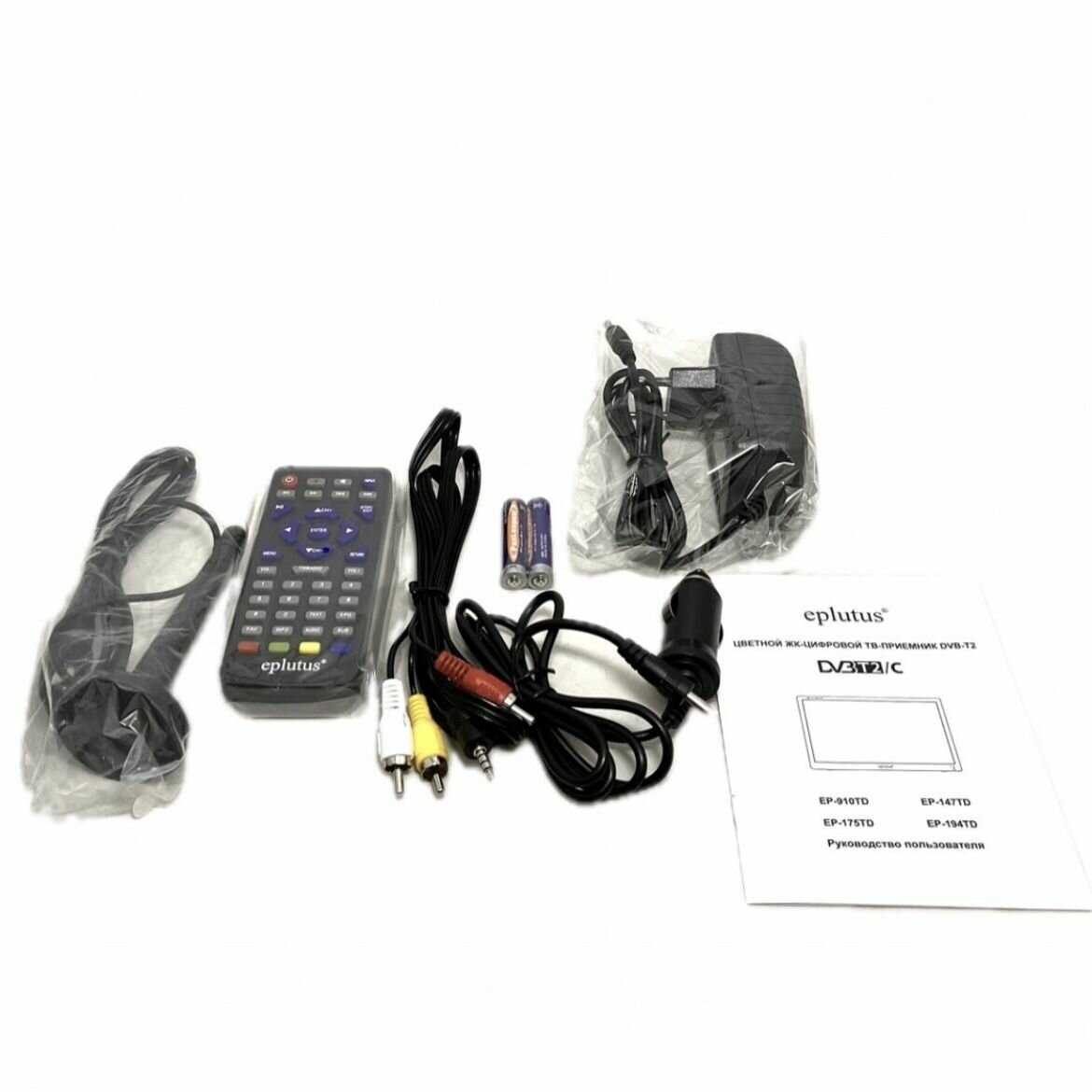 Портативный Цифровой ЖК Телевизор Eplutus EP-194TD DVB-T2/C (12/220V) фотография 3