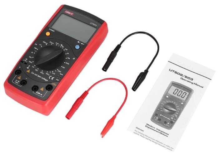 Измеритель емкости цифровой UNI-T UT603 фотография 4