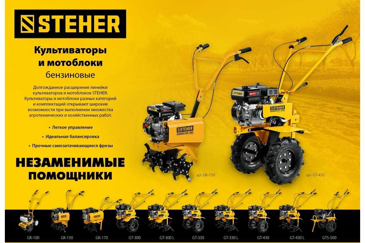 Бензиновый культиватор STEHER GK-170 фотография 13