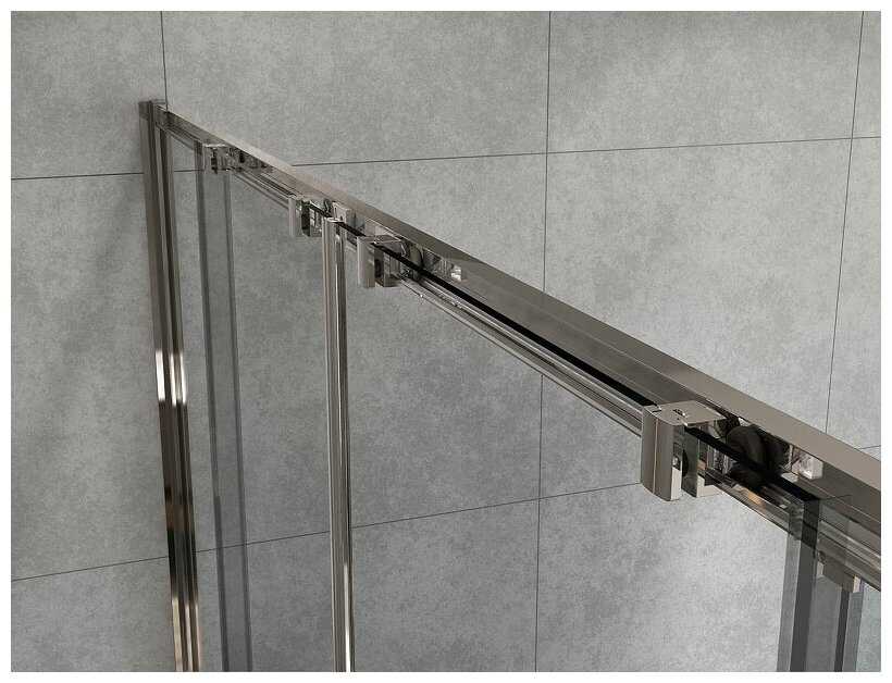 Душевой уголок Vincea Garda VSR-1G28017CL 170х80х190 профиль хром, стекло прозрачное фотография 2