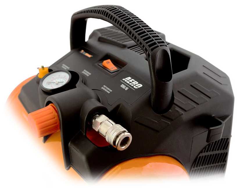 Компрессор безмасляный FoxWeld AERO 7128 186/6, 6 л, 1.2 кВт фотография 10