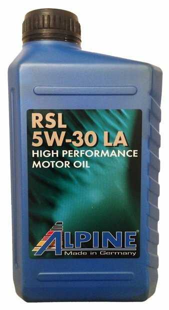 Синтетическое моторное масло ALPINE RSL 5W-30 LA