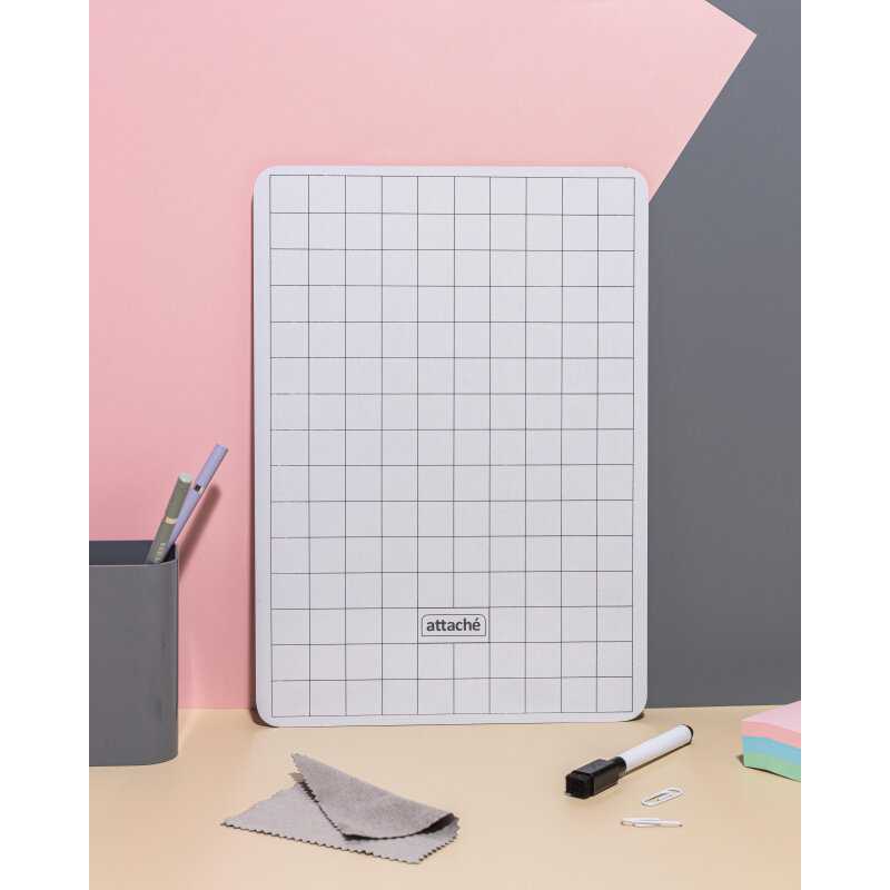 Комплект Доска двусторонняя маркерная Attache А4 фотография 2