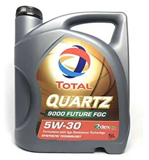 Синтетическое моторное масло TOTAL Quartz 9000 Future FGC 5W-30 фотография 1