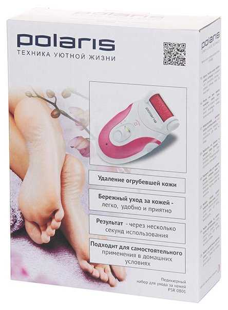 Электрическая роликовая пилка для педикюра Polaris PSR 0801 2000 об/мин фотография 1