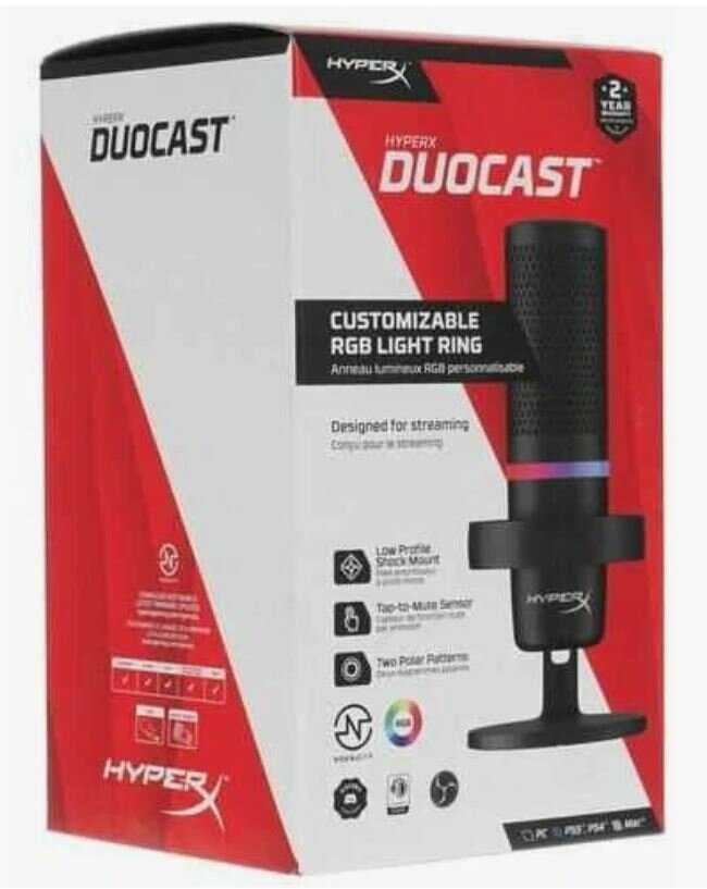 Микрофон HyperX DuoCast (HXM3-BK) фотография 11