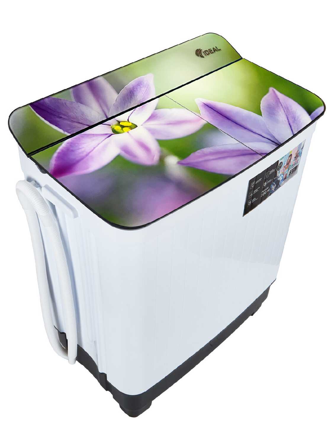 Стиральная машина IDEAL IDEAL ID-75 (B) с отжимом 1300 об/м, слив-автомат, активаторная