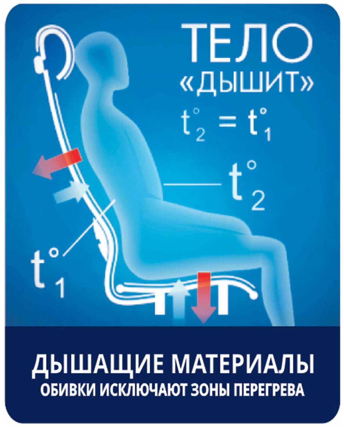 Кресло офисное метта К-27 хром, ткань, сиденье и спинка мягкие, серое шт. фотография 6
