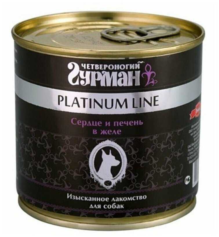Корм для собак Четвероногий Гурман Platinum line фотография 1