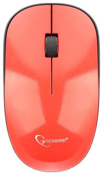 Беспроводная мышь Gembird MUSW-111-CRL (красный)