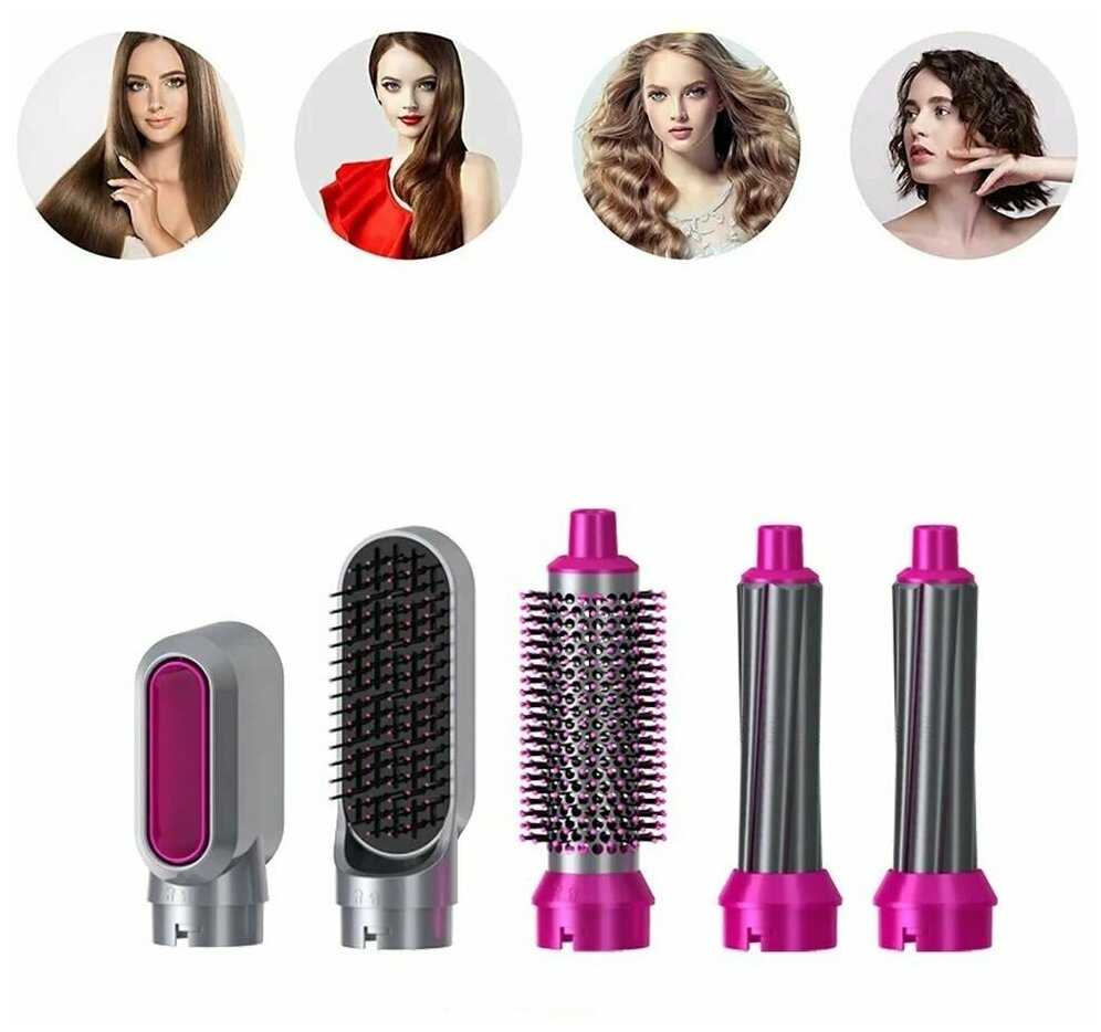 Фен для волос Стайлер для волос 5в1 фотография 13