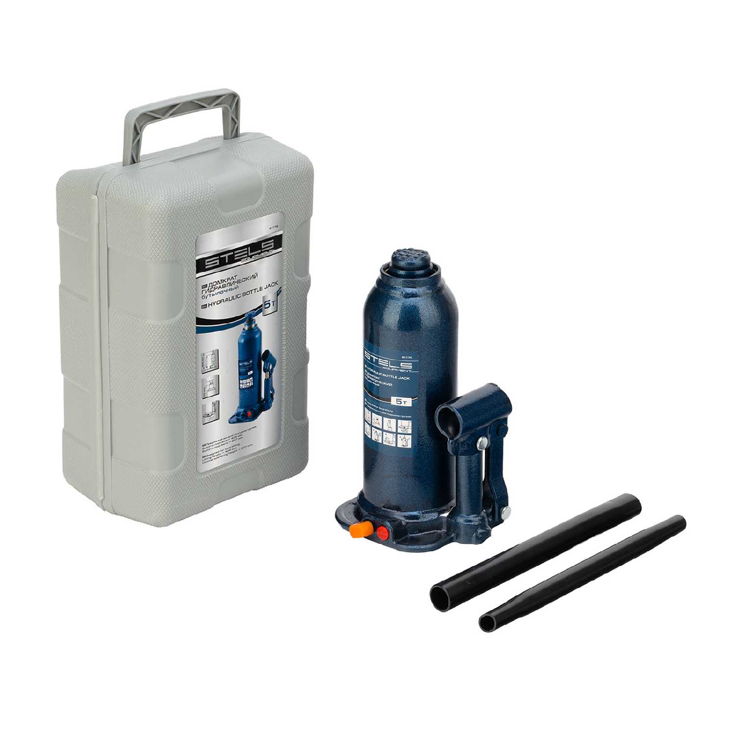 Домкрат бутылочный гидравлический Stels 51175 фотография 16