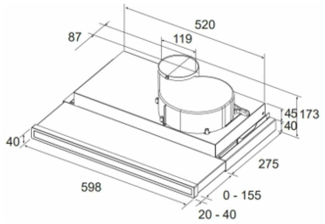 Вытяжка Turboair GEA 1M (GRFX/A/60) фотография 3