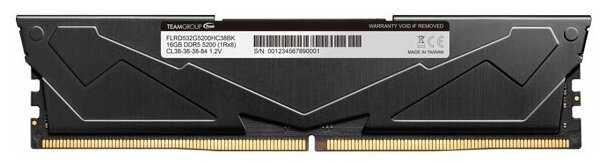 Оперативная память Team Group T-FORCE VULCAN Black [32Gb 5600MHz] [FLBD532G5600HC36BDC01] фотография 2
