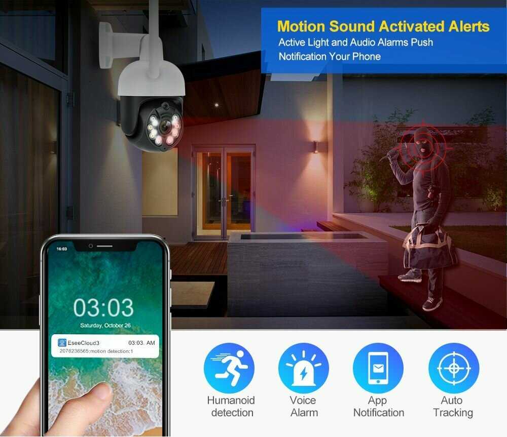 Techage Wifi IP-камера 3MP фотография 5
