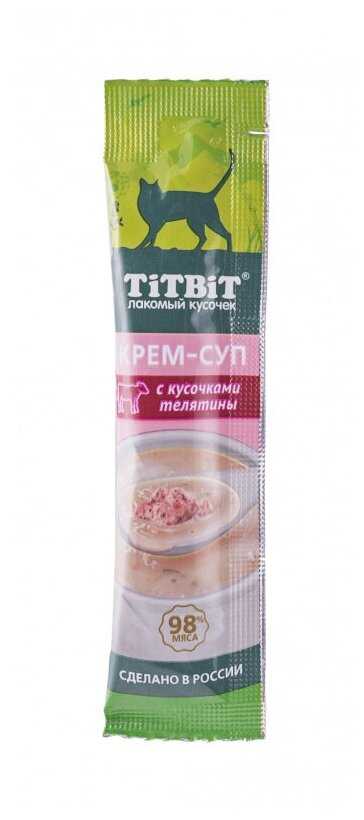Лакомство для кошек TiTBiT Крем-суп с кусочками индейки фотография 32