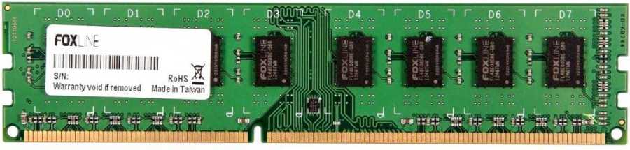 Оперативная память Foxline 1 ГБ DDR2 DIMM CL5 (FL800D2U5-1G) фотография 1