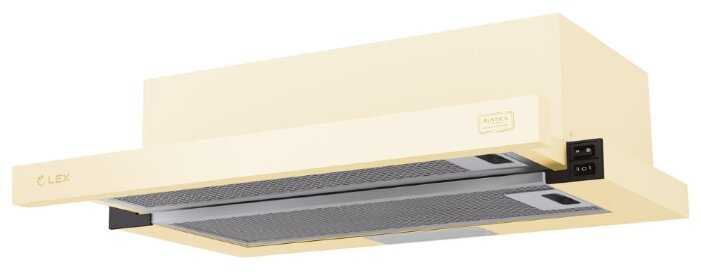 Встраиваемая вытяжка LEX Hubble G 600 Ivory Light (белый антик) фотография 1
