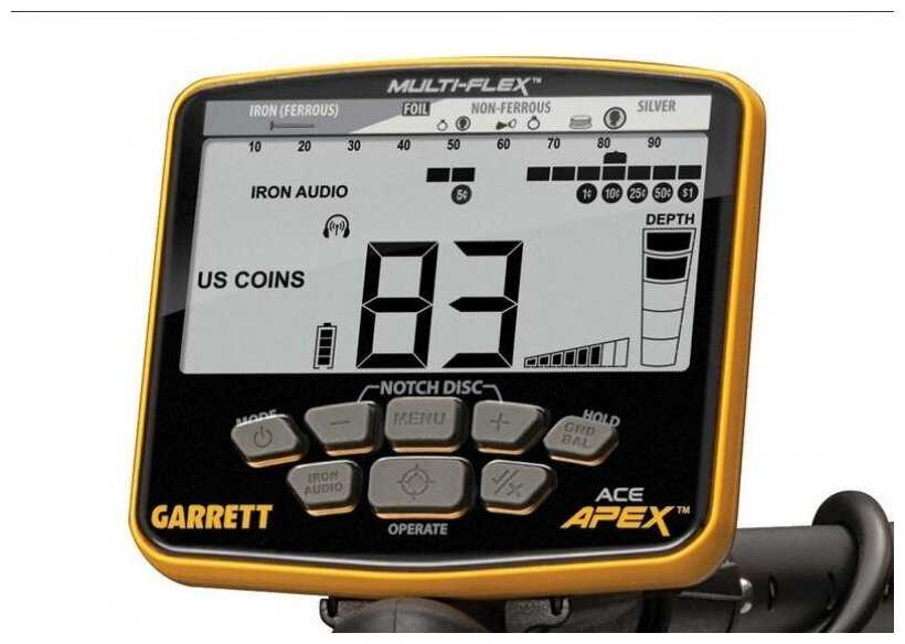 Металлоискатель Garrett ACE Apex (катушка 8,5х11) фотография 10