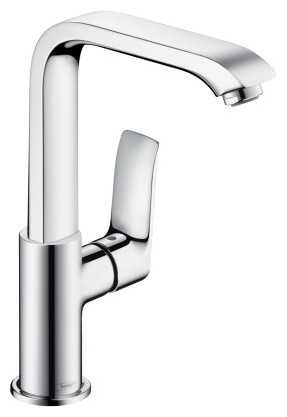 Смеситель для раковины (умывальника) hansgrohe Metris 31187000, рычажный