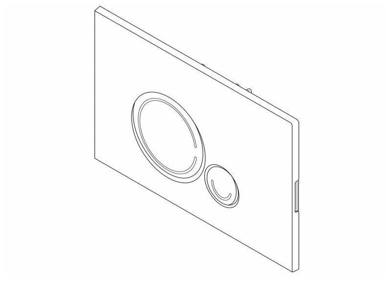 Клавиша смыва BelBagno SFERA белый BB014-SR-BIANCO фотография 3