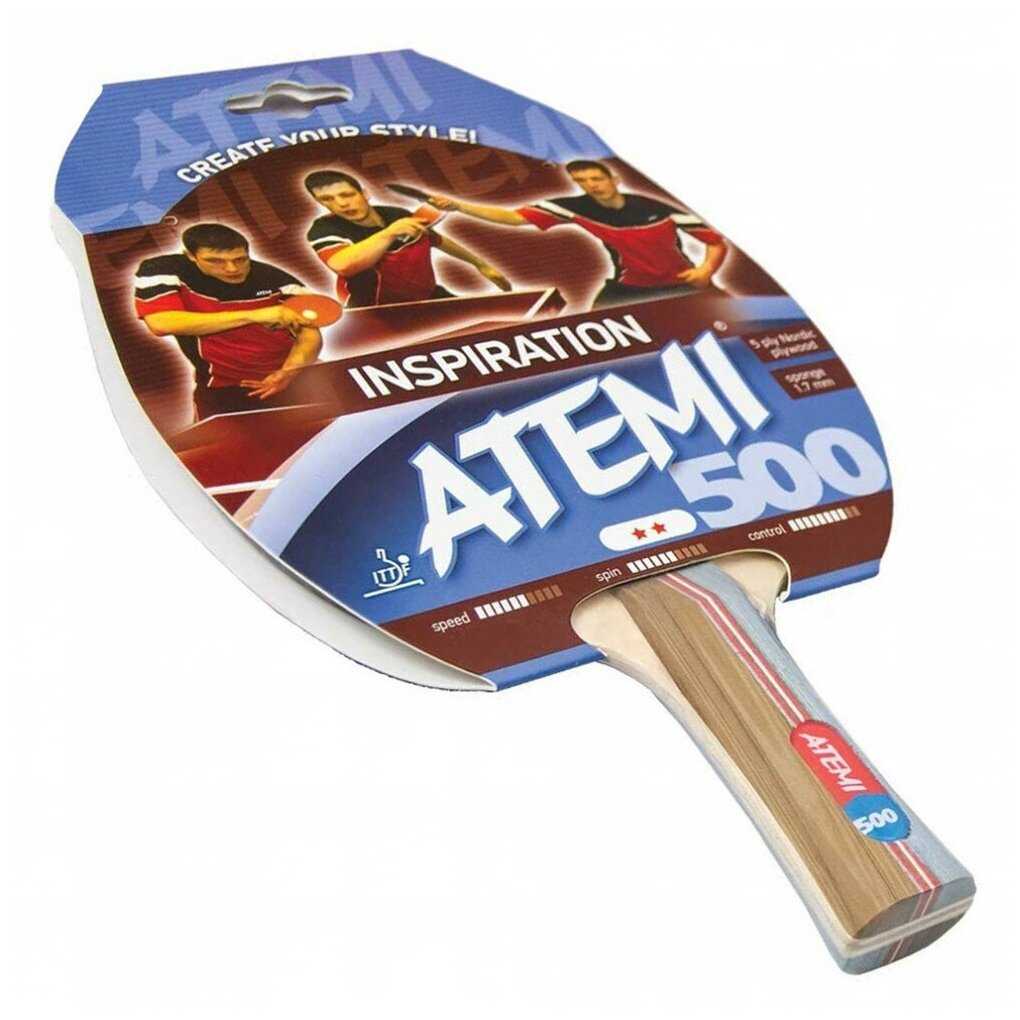 Ракетки для настольного тенниса ATEMI 500 CV фотография 1