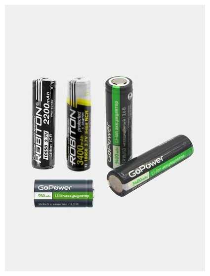 Аккумулятор GoPower 18650 (NCR18650B) фотография 7