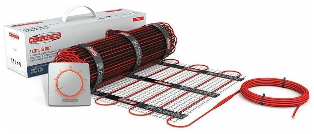 Нагревательный мат AC Electric ACMM 2-150-5 150 Вт/м2 фотография 3