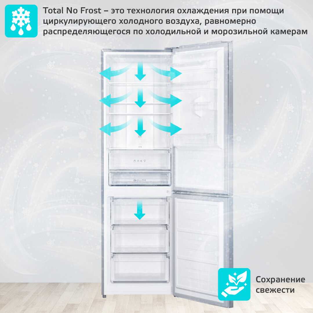 Холодильник Harper двухкамерный 382 л Total No Frost инверторный (RH5559BI) фотография 2