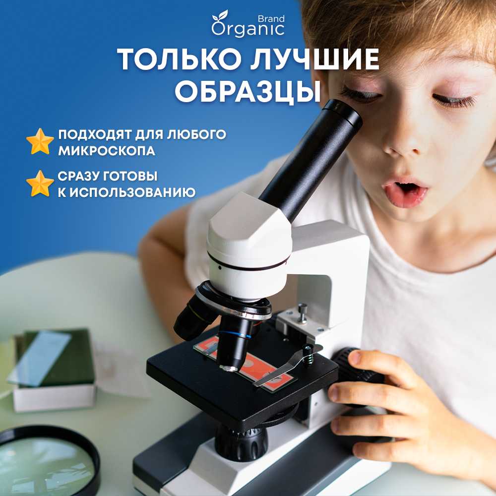 Микроскоп детский школьный с подсветкой фотография 3