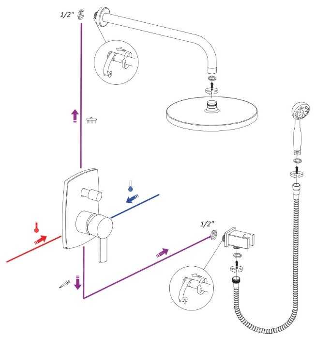 Душевой гарнитур Clever Start Xtreme 60694, фотография 3