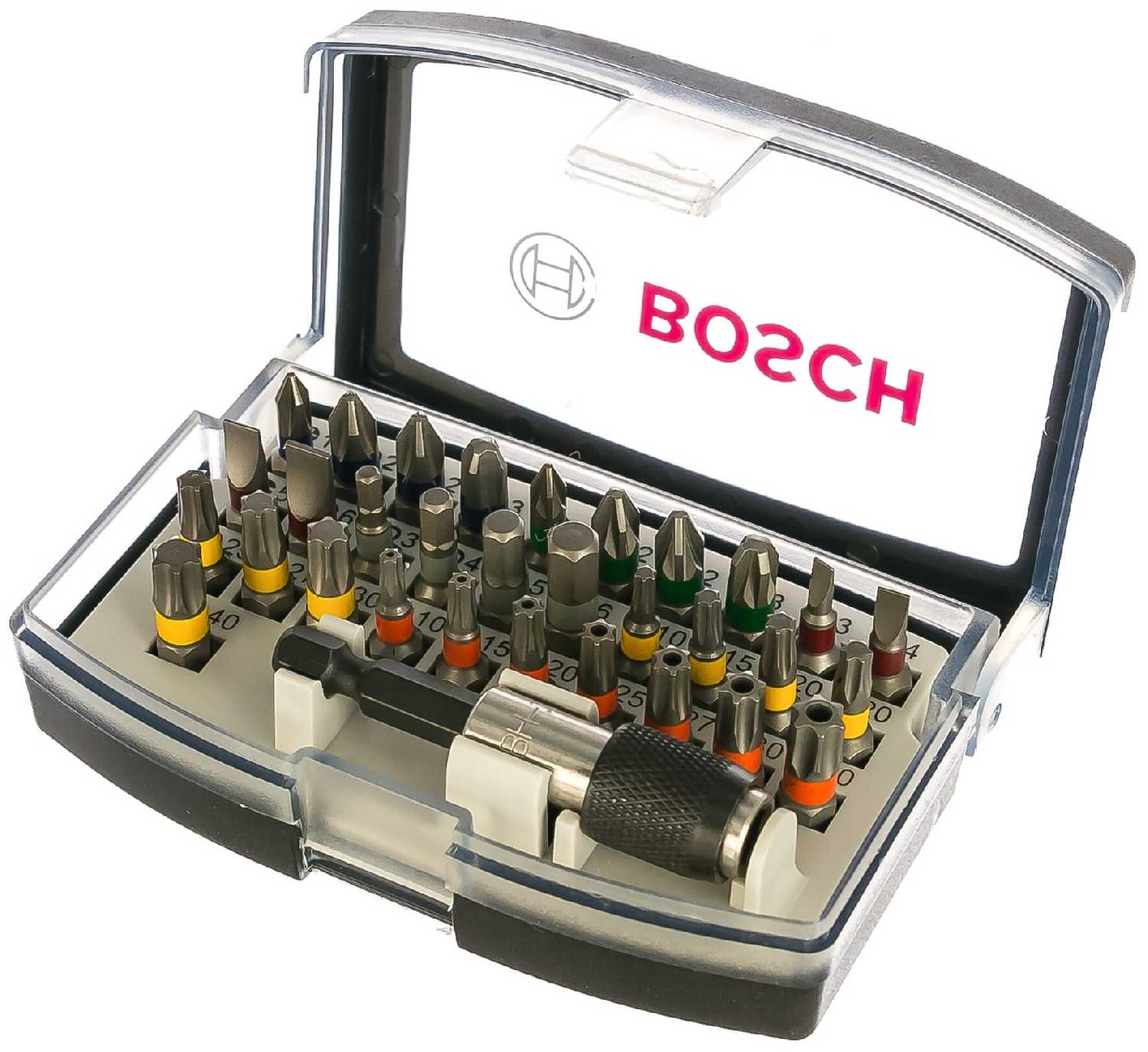 Набор бит BOSCH 2.607.017.319, 32 предм. фотография 1