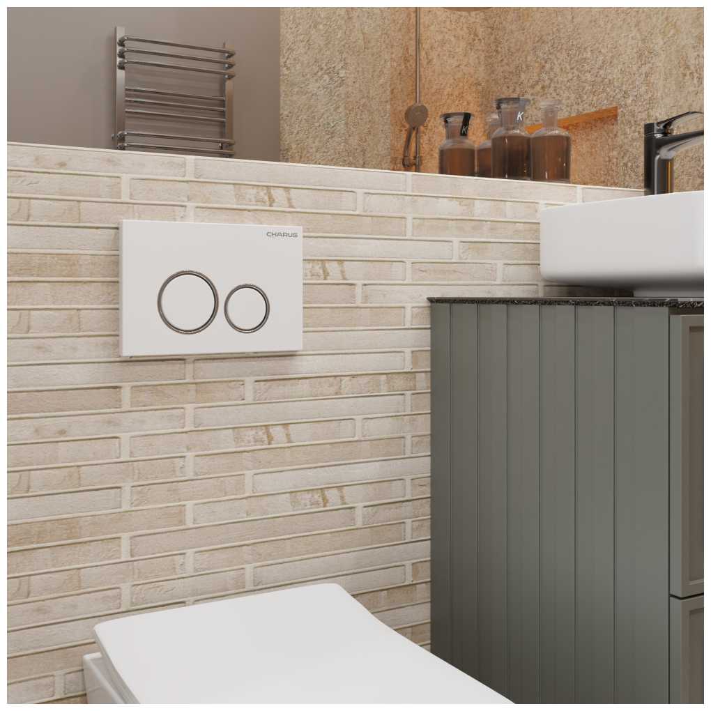 Смывная клавиша CHARUS Spazio (FP.330.11.01) фотография 1