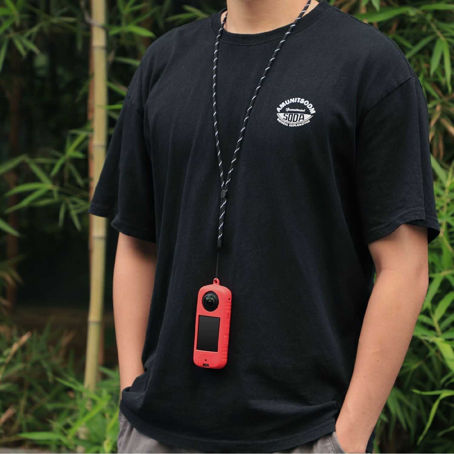 Чехол MyPads Чехол силиконовый для камеры Insta360 X3 фотография 1