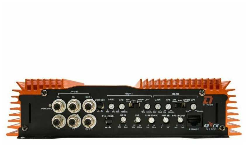 Усилитель DL Audio Raven 5.1100 (5-ти канальный усилитель) фотография 1