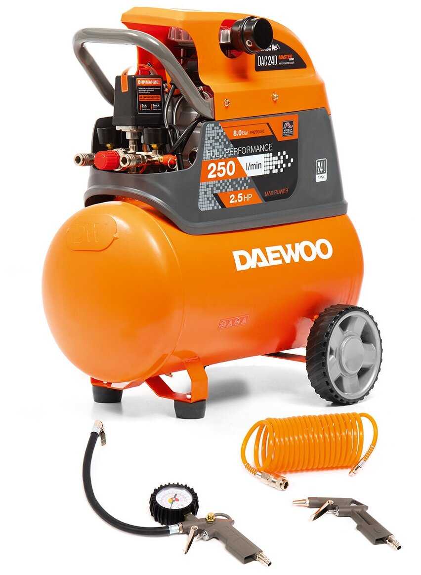 Компрессор Daewoo Power Products Компрессор масляный (DAC 24D) фотография 1