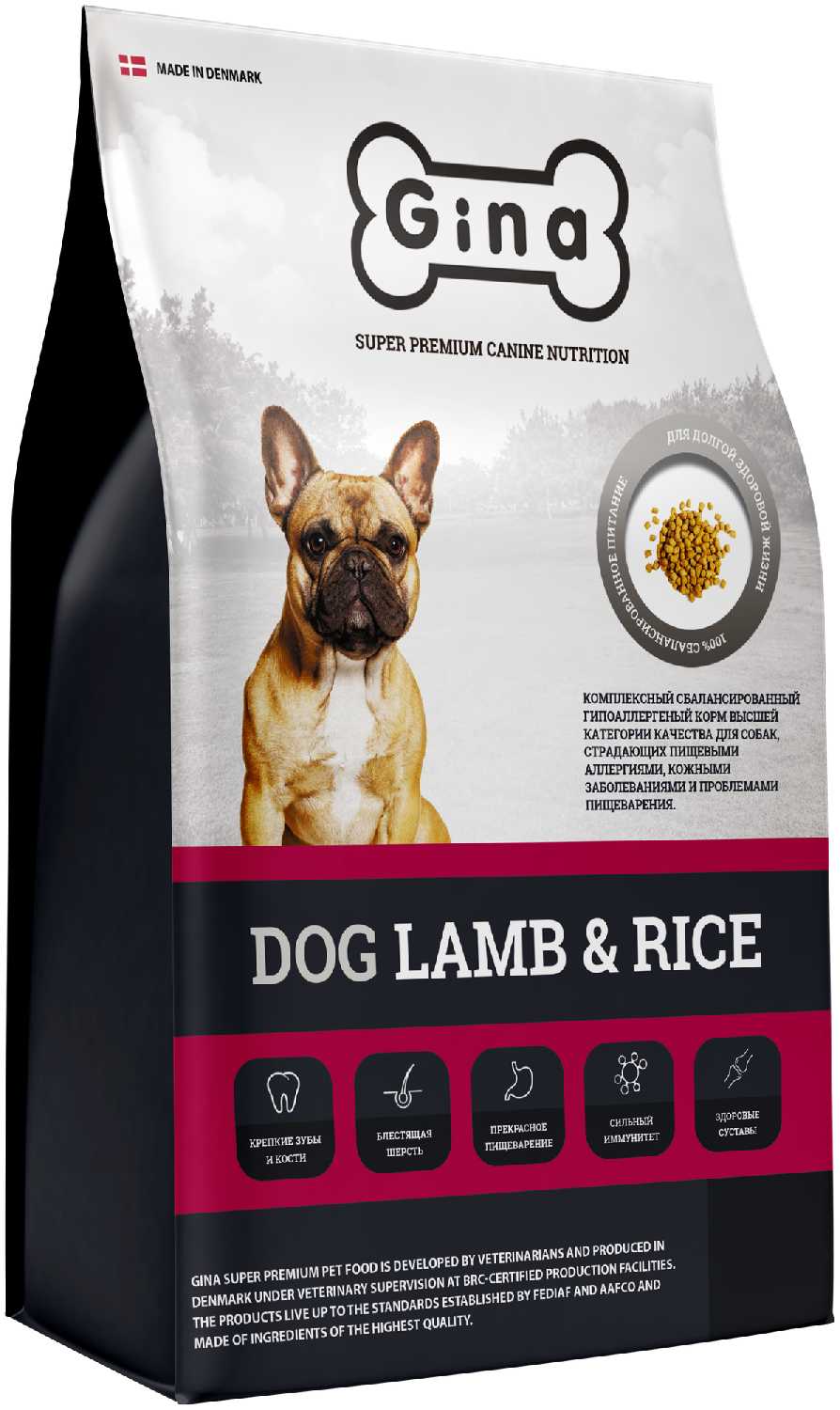 Корм для собак Gina Dog Lamb & Rice фотография 17