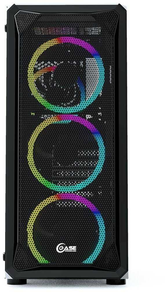 Компьютерный корпус PowerCase Mistral Z4 Mesh LED Black фотография 1