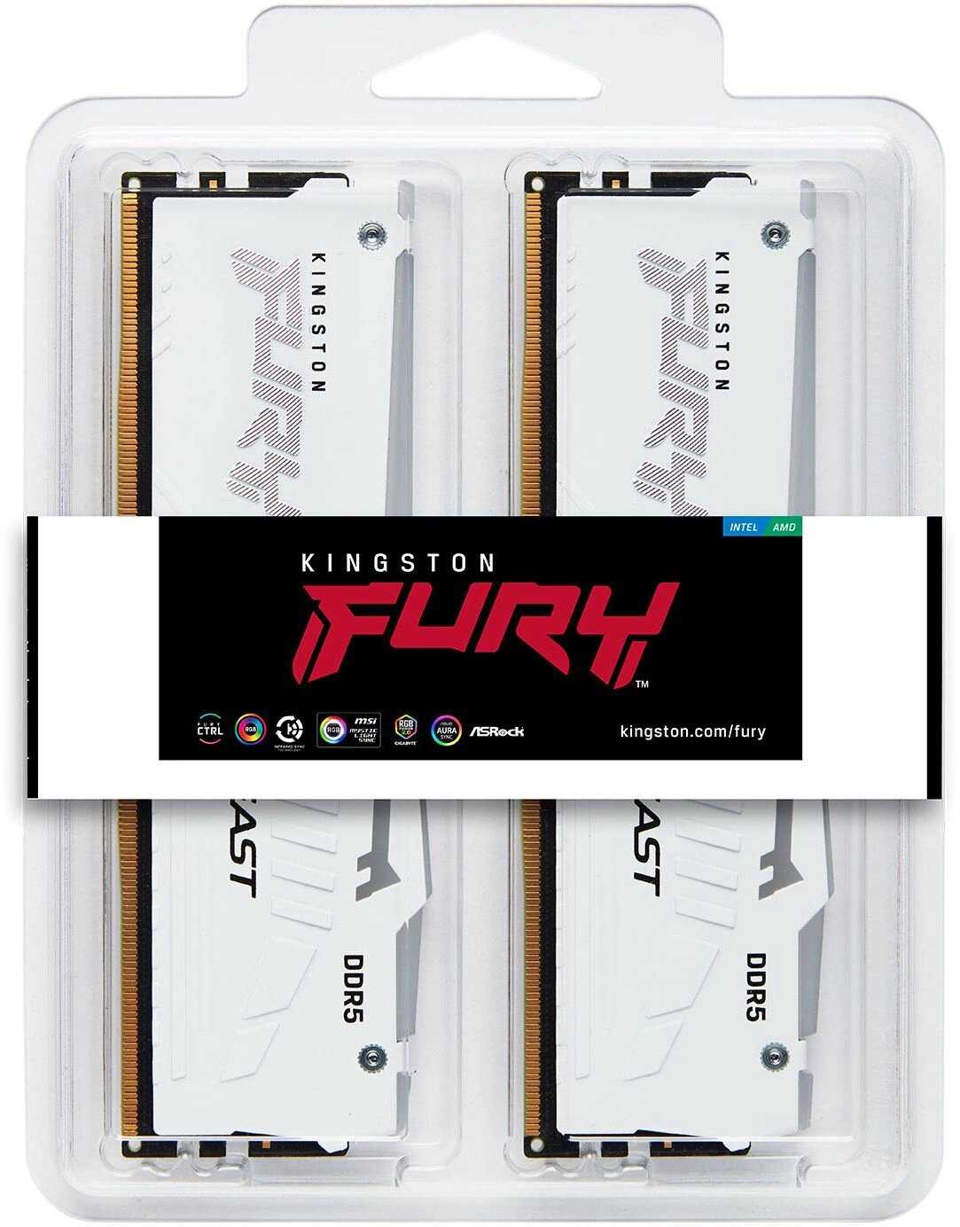 Оперативная память Kingston Fury Beast (KF560C30BWAK2-64) фотография 3