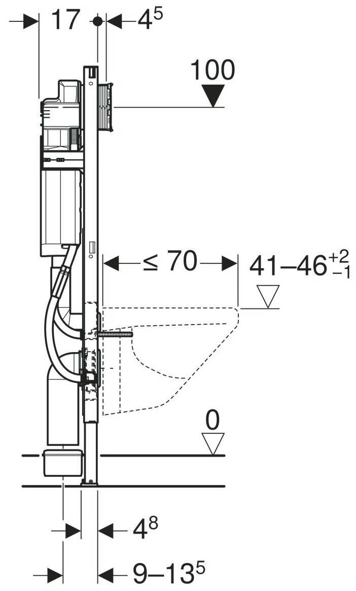 Рамная инсталляция GEBERIT DuofixUP 320 (111.350.00.5) фотография 7