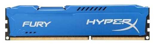 Оперативная память HyperX Fury 8 ГБ DDR3 1866 МГц CL10 (HX318C10FR/8) фотография 2
