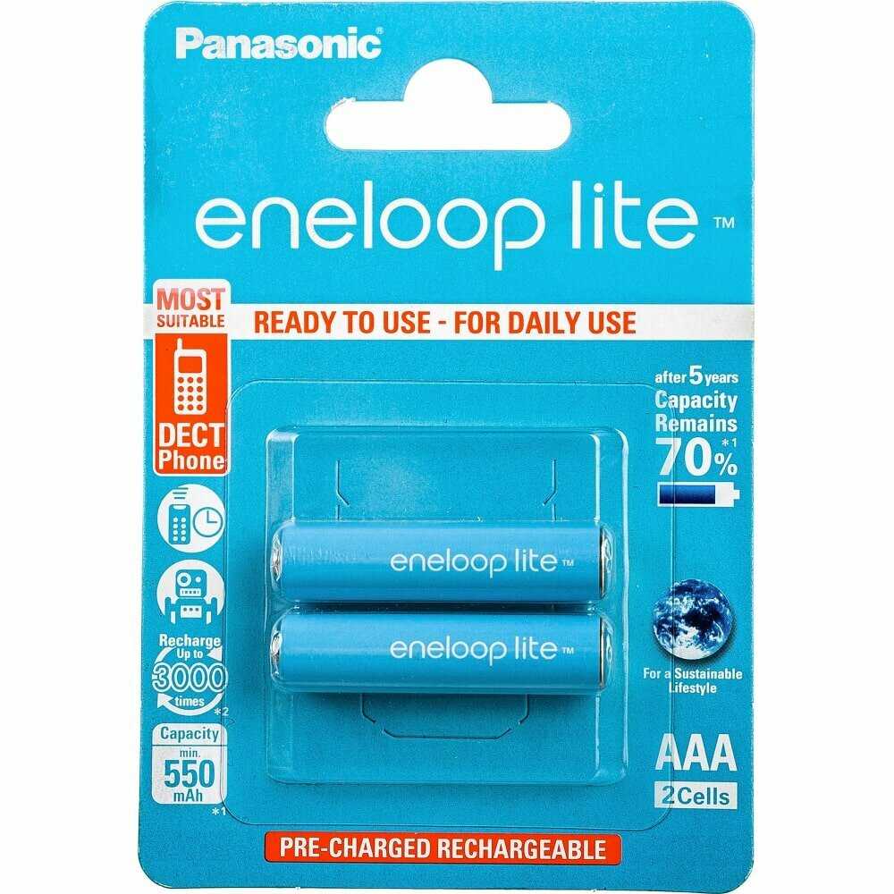 Аккумулятор Panasonic Eneloop Lite LR03 AAA (550 mAh) фотография 12