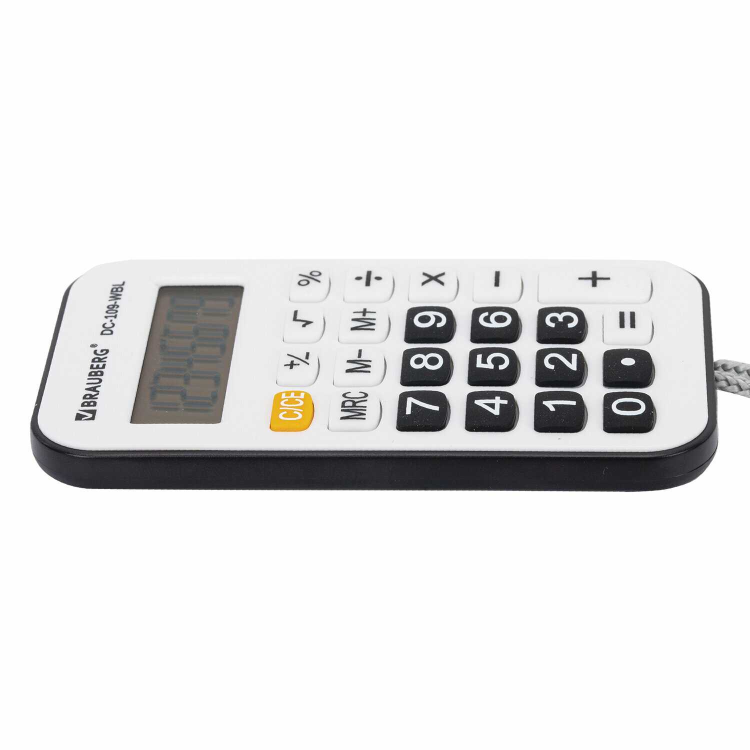 Калькулятор карманный BRAUBERG DC-109-WBU [61x110мм, 8 разрядов] фотография 3